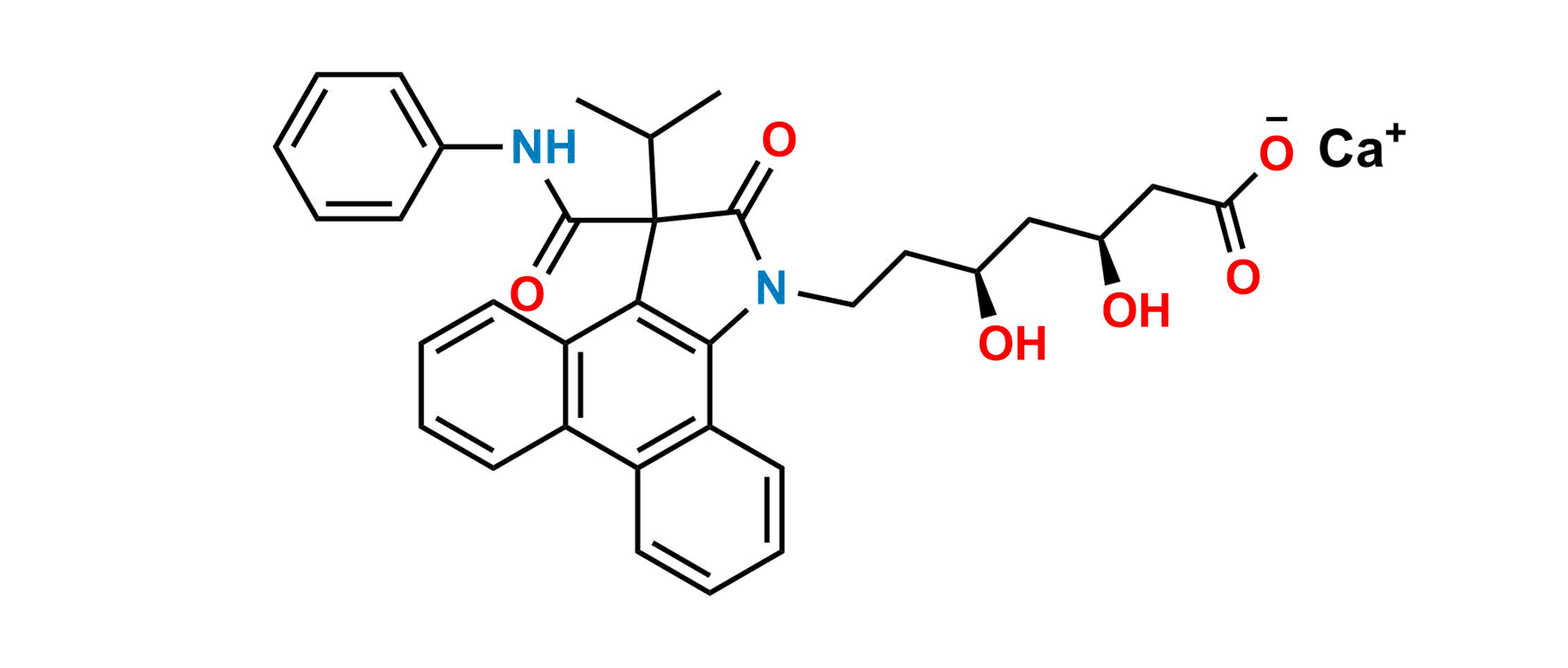 Atorvastatin Pyrrolidine Phenanthrene Calcium